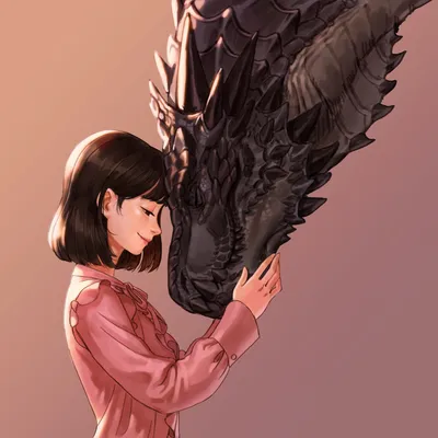 Девочка и дракон - 57 фото