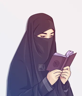 Красивая девушка в хиджабе смотрит …» — создано в Шедевруме