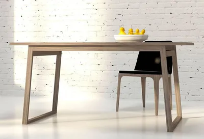 Дизайнерский письменный стол Mak Desk купить в Санкт-Петербурге | Wooddi