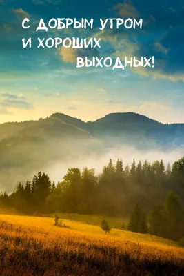 Картинки с надписями. Доброго субботнего утра! Хороших выходных?.