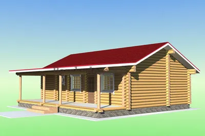 Проект деревянного дома 161 - компания Ламбермил