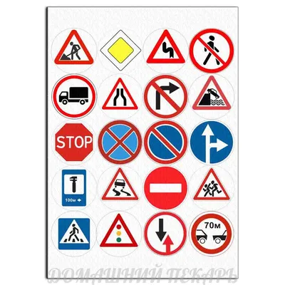 Классификация дорожных знаков
