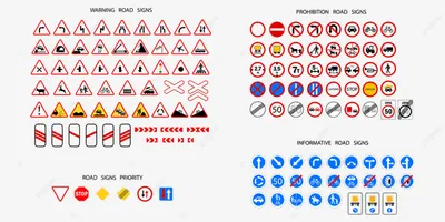 Картинки дорожных знаков для детей - 64 фото