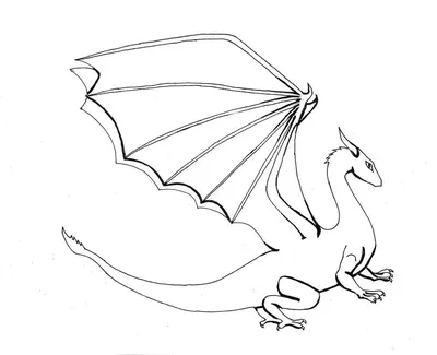 Раскрашенный дракон рисунок - 71 фото
