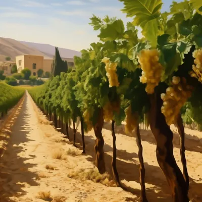 Древняя палестина виноградники …» — создано в Шедевруме