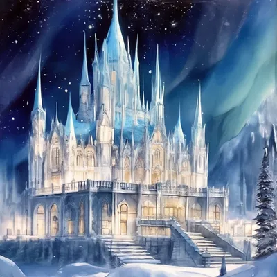 Дворец Снежной Королевы, дворец из …» — создано в Шедевруме