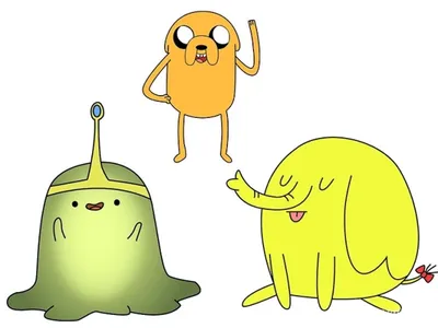 Раскраска Джейк | Раскраски Время приключений (Adventure Time free  colouring pages)
