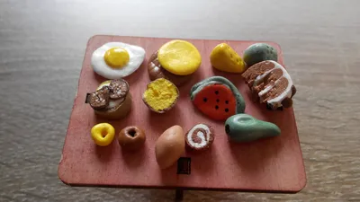 Фото арт десертов из пластилина на айфон: бесплатно в 4K