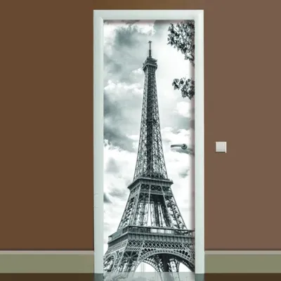 Эйфелева Башня Париже Дождливым Осенним Вечером Черно Белое Фото стоковое  фото ©innervision 208172294