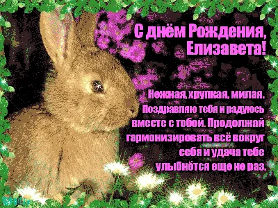 15 открыток с днем рождения Елизавета - Больше на сайте listivki.ru