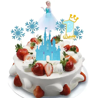 Вафельная ХОЛОДНОЕ СЕРДЦЕ Эльза картинка для торта съедобная - купить с  доставкой по выгодным ценам в интернет-магазине OZON (1099905450)