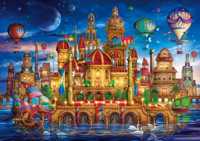 Пазл Clementoni 6000 деталей: Фантастический город (36529) - купить в  интернет магазине - 1001puzzle.ru