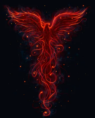 огненный феникс обои, логотип с изображением феникса фон картинки и Фото  для бесплатной загрузки