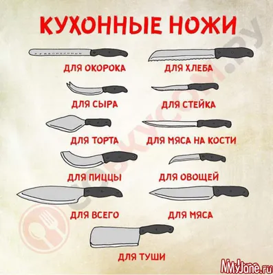 Формы кухонных ножей в Лесном
