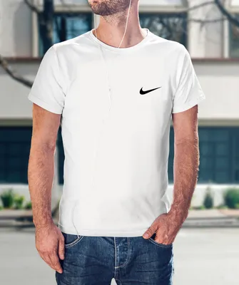 Футболка футболка мужская футболка оверсайз найк спорт черная, белая |  AliExpress