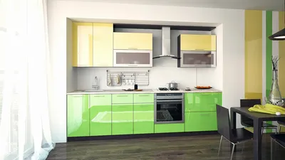 Кухня в ярких красках: особенности интерьера