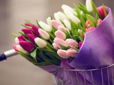 Купить Букет цветов на 8 марта \"Романтичный ветерок\" в Москве по 2830 ₽ арт  – 12687