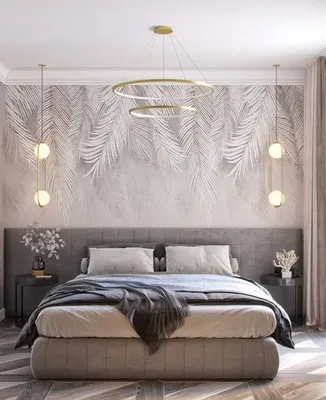 Дизайн интерьера спальни с фотообоями на стенах, фото - Интернет-журнал  Inhomes