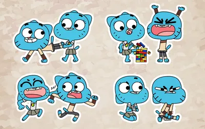 Брелок Гамбол - Удивительный мир Гамбола (Gumball - The Amazing World of  Gumball) купить в интернет-магазине «Хочу!» | Доставка по Москве и России