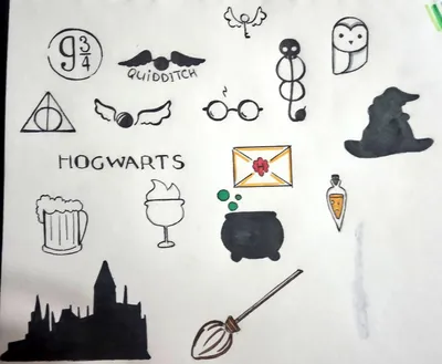Купить постер (плакат) Гарри Поттер на стену для интерьера