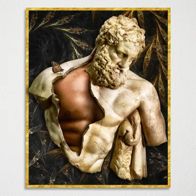 Картина Геракл, Арт скульптура - купить, Эксклюзивная картина для интерьера