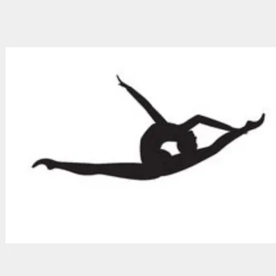 Черно белый рисунок гимнастки (49 фото) » Рисунки для срисовки и не только