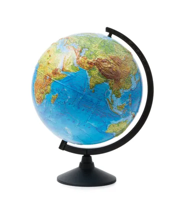 Глобус Земли физический 32см. Рельефный без подсветки Globen К013200219 по  низкой цене в москве. Цены, отзывы, описание.