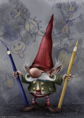 Dark Fantasy Gnome by KazujoshiART on DeviantArt