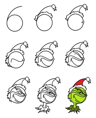 The Grinch | Disney drawing tutorial, Christmas drawing, Beauty and the  beast drawing