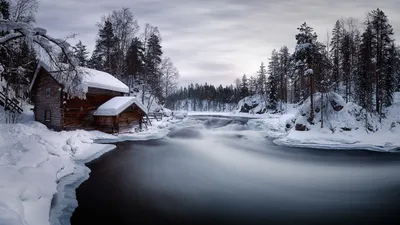 ❄зима❄ | Живописные пейзажи, Пейзажи, Зимние сцены