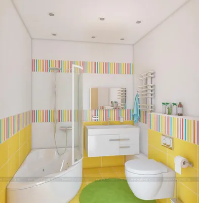 Яркая ванная комната в этническом стиле . Фото | Строительный портал  BuildPortal