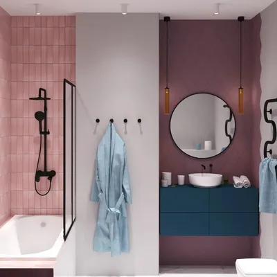 Яркая ванная комната: 5 простых идей | myDecor