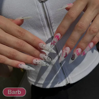 Красивые идеи маникюра на длинные ногти 2020 — новинки дизайна на фото от  Lisa.ru