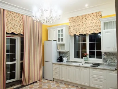Яркие и насыщенные цвета штор для кухни: воплощаем индивидуальность | Шторы  на кухню Фото №1514449 скачать