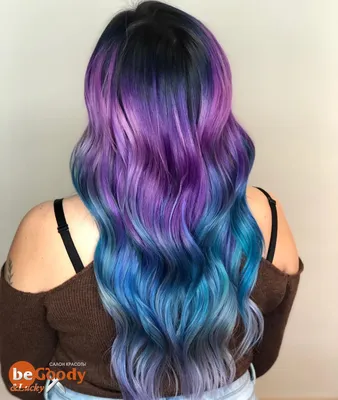 Цветное окрашивание волос. 20 ярких фото | Dyed hair, Pretty hairstyles,  Cool hair color