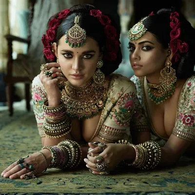 Индийские украшения, красота украшений и богатство дизайна