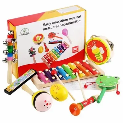 Детские игрушечные музыкальные инструменты - купить по низкой цене в СПБ с  доставкой | Интернет-магазин Юниор