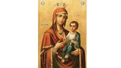 Греческая икона Божией Матери \"Иверская\" 29х23 Иконы греческие 2 573.00 грн