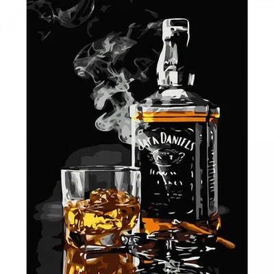 Картина по Номерам Девушка 40 Х 50 См Вечеринка с Jack Daniels Artissimo  PN0419 Mlk — Купить на BIGL.UA ᐉ Удобная Доставка (1944956482)