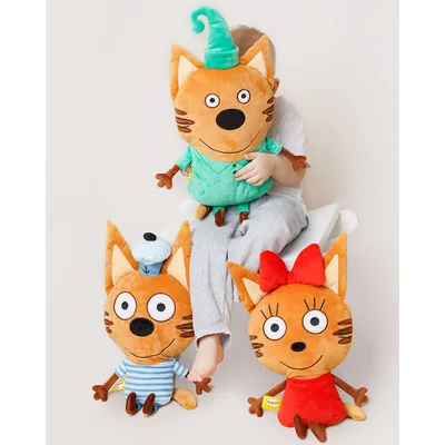 Наклейка Три кота Забавная Карамелька 26х23 см купить недорого в  интернет-магазине товаров для декора Бауцентр