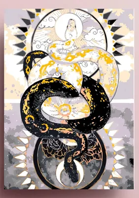 Скульптура «Танец чёрной змеи». Размер: 40x25 (см). Автор Топчилко Игорь -  Купить онлайн с доставкой в онлайн-галерее Artcenter.by