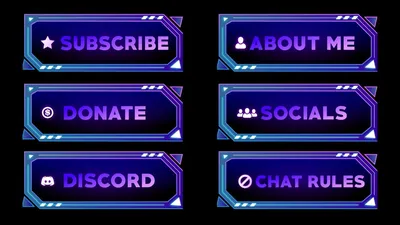 Free Twitch Panels - Maker and Templates | Nerd Or Die