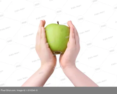 Зеленое спелое яблоко с зеленым листом и срезом на белом фоне Стоковое Фото  - изображение насчитывающей клиппирование, сад: 180004764