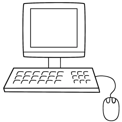 белый компьютер рядом с мышкой и клавиатурой, 3d модель рабочего стола  компьютера белая на белом фоне, копировать пространство 3d рендеринга, Hd  фотография фото фон картинки и Фото для бесплатной загрузки