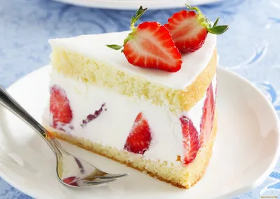 Вкусняшки Нежный кусок торта, …» — создано в Шедевруме