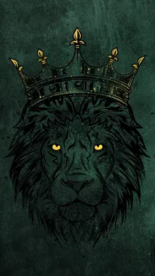 Лев с короной, эстетично, …» — создано в Шедевруме
