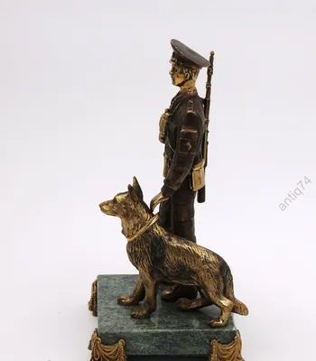 Пограничник с собакой» — создано в Шедевруме
