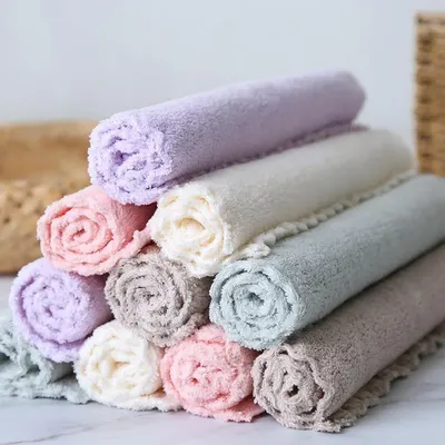 Махровое полотенце Cleanelly бежевый – купить по цене 369 руб. в  интернет-магазине Cleanelly