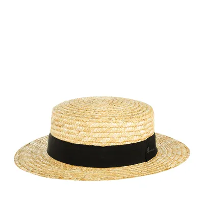 Шляпа канотье HERMAN BOATER (бежевый / черный) купить за 3990 RUB в  Интернет магазине