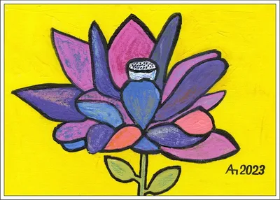 Как нарисовать цветик-семицветик карандашом и скетч маркерами | Рисунок для  детей, поэтапно и легко - YouTube